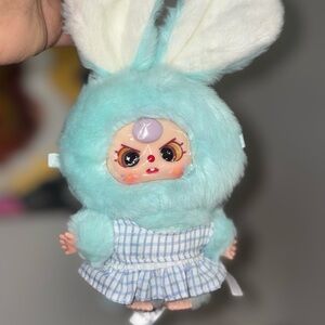 Baby Three Mini Bunny CONFIRMED Tiffany Blue Bunny Special Eyes